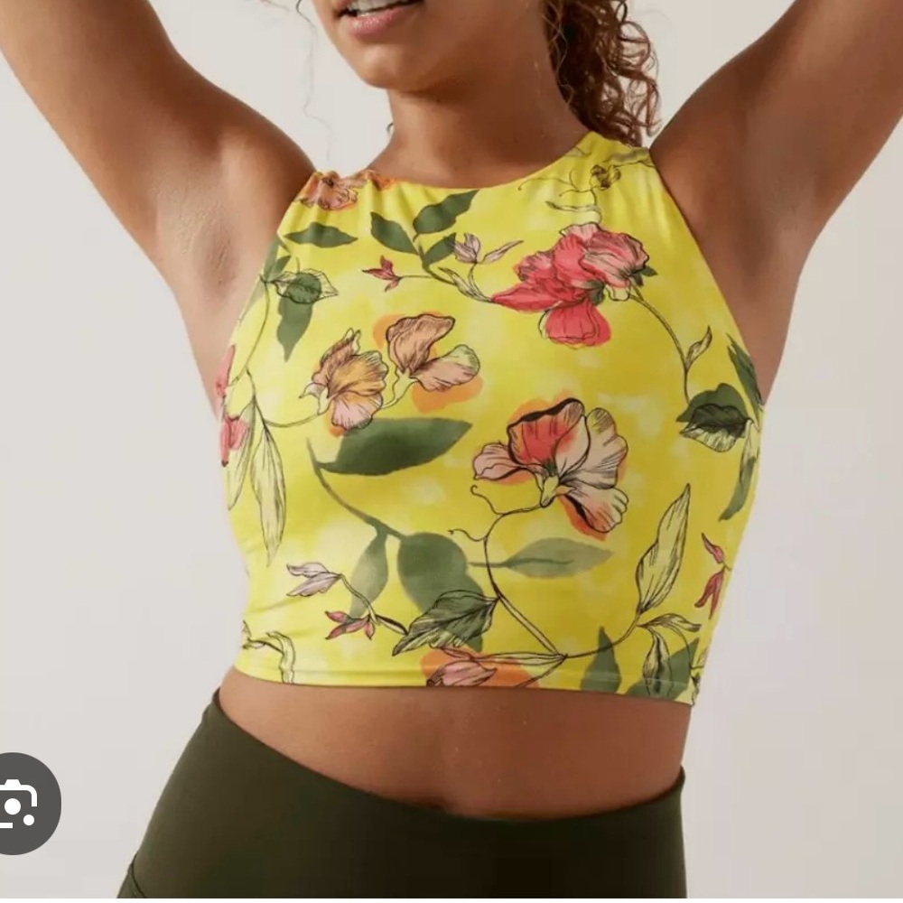 Athleta | Conscious Crop Iris Printed D-DD+